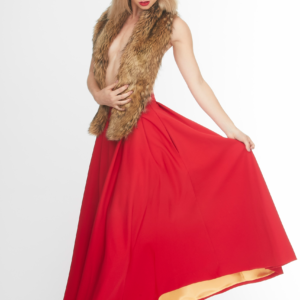 my sweet valentine long red skirt