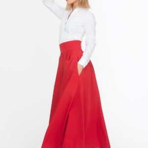 my sweet valentine long red skirt