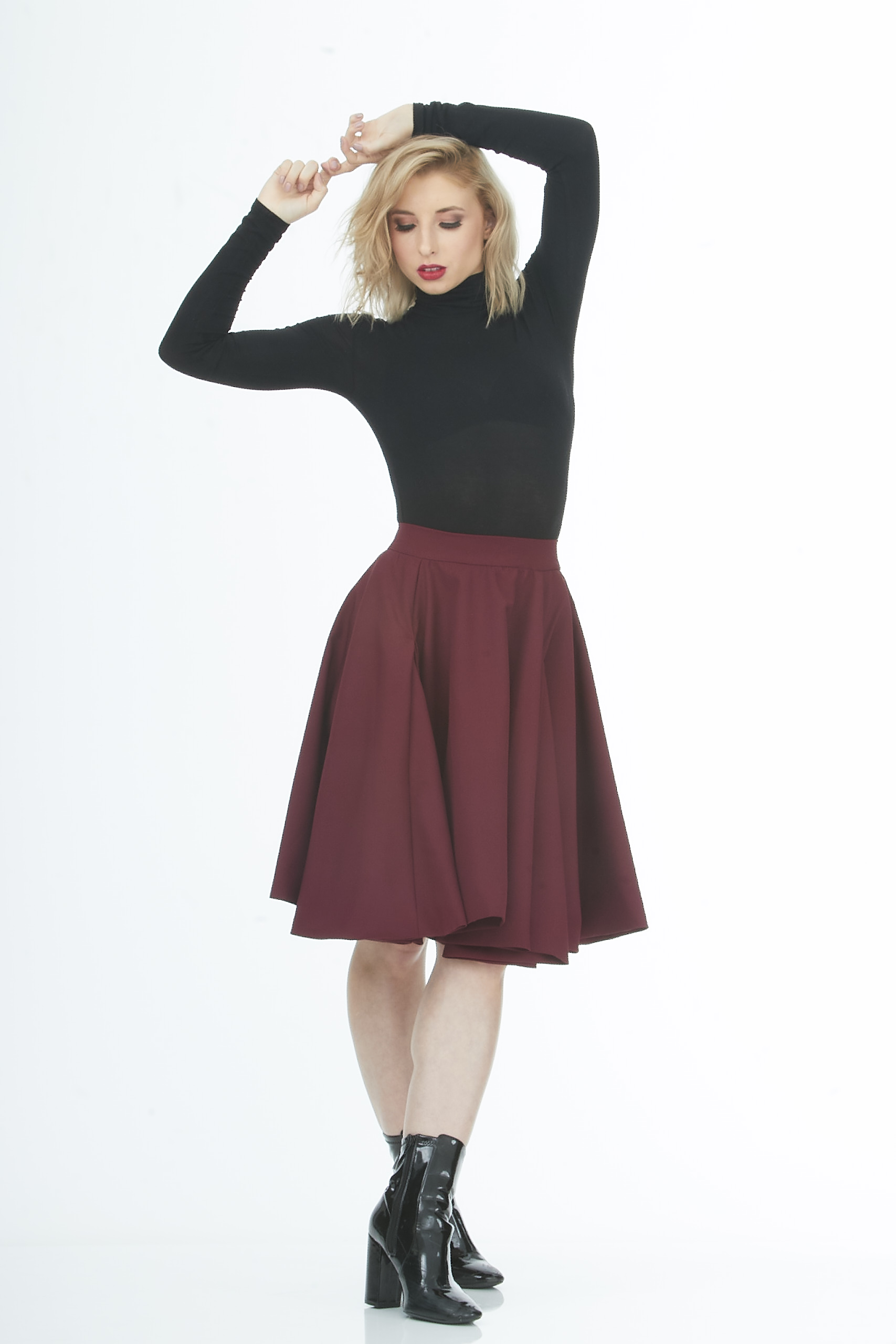 red, red wine burgundy skirt red, red wine burgundy skirt