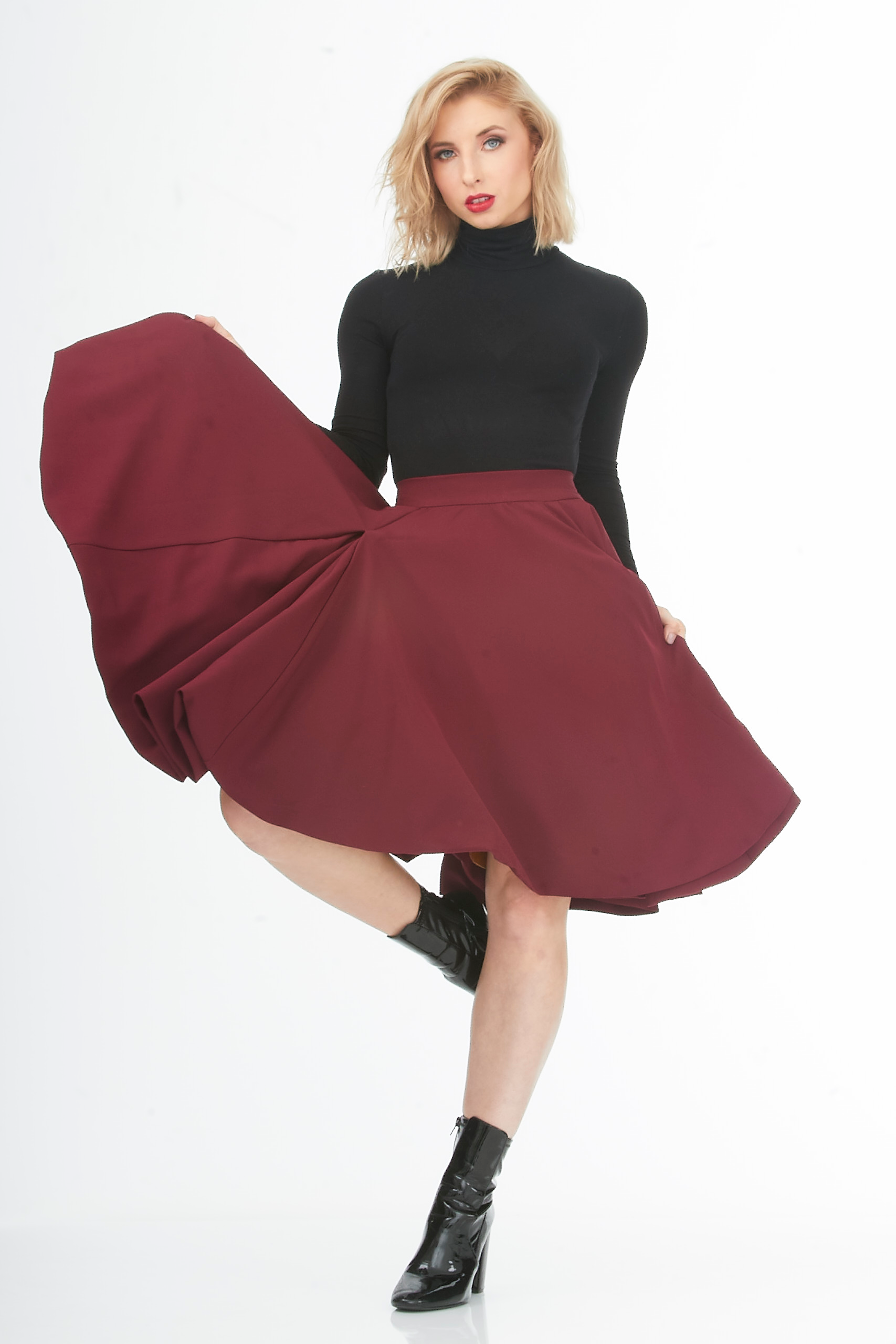 red, red wine burgundy skirt red, red wine burgundy skirt