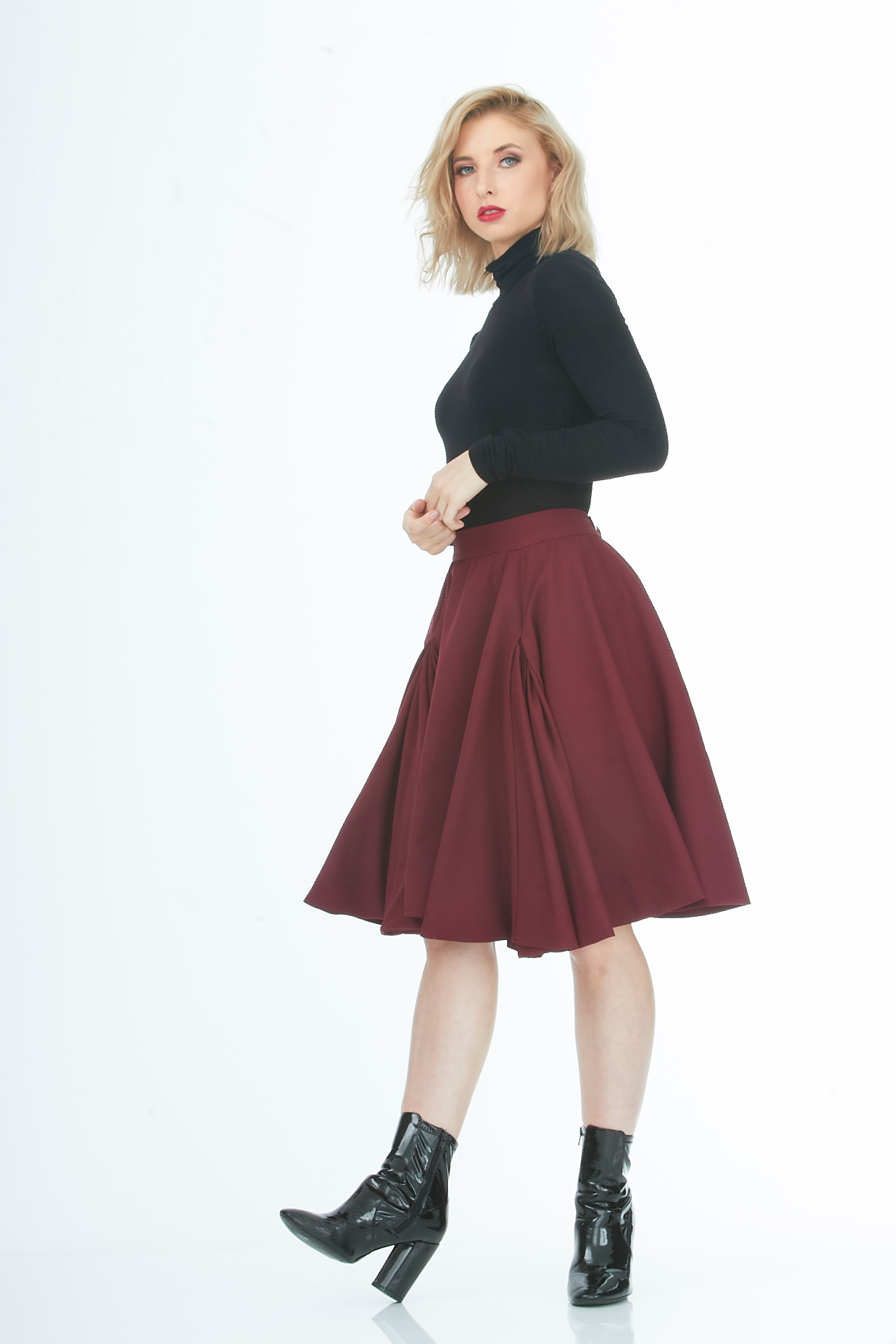 red, red wine burgundy skirt red, red wine burgundy skirt