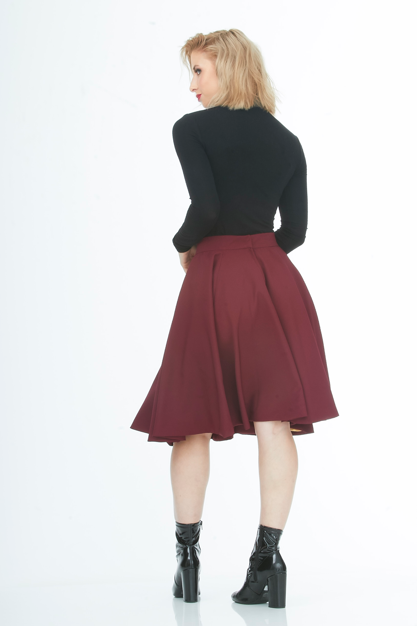 red, red wine burgundy skirt red, red wine burgundy skirt