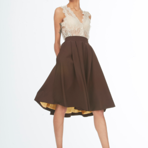 little brown skirt