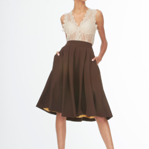 little brown skirt