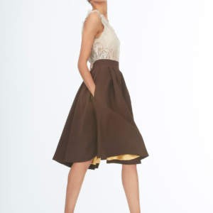 little brown skirt
