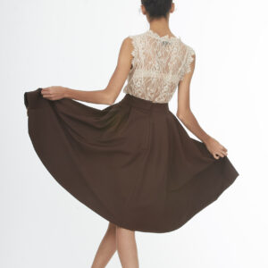little brown skirt