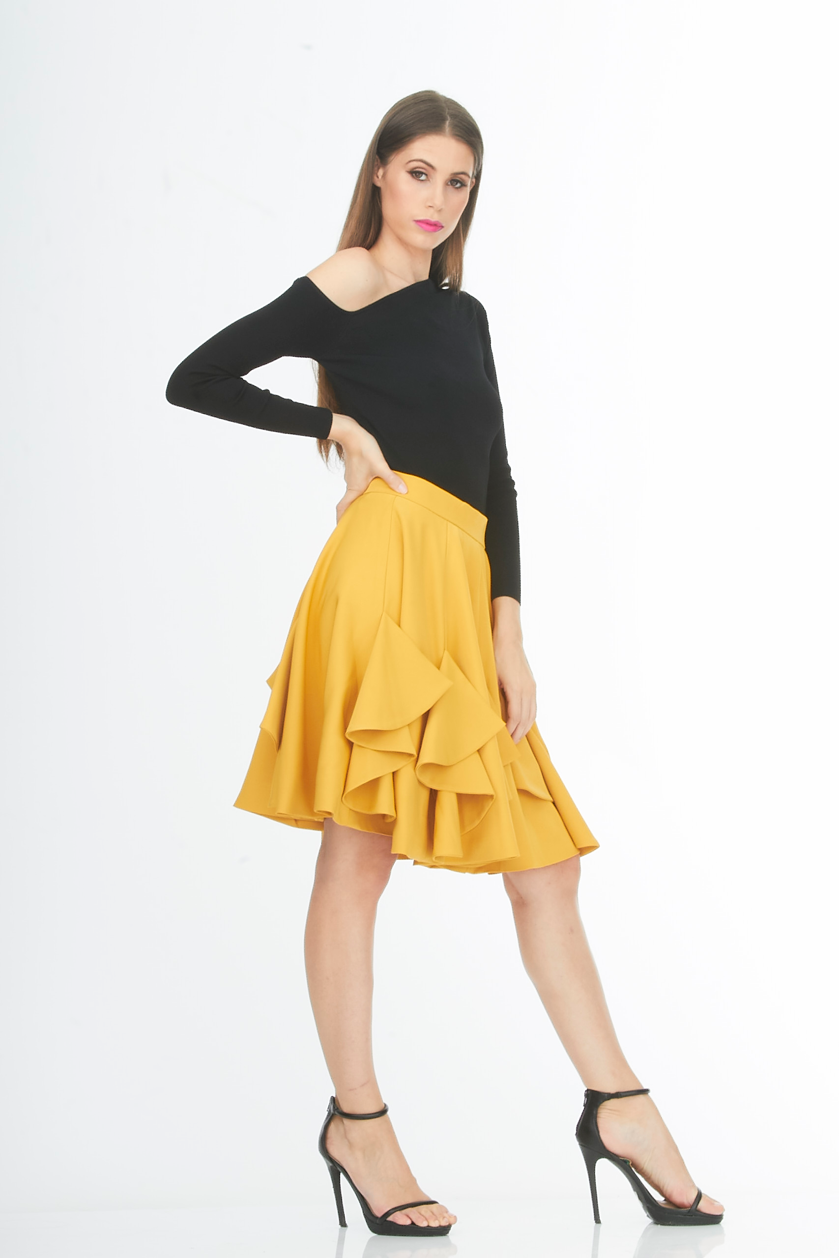8 waterfalls fire yellow skirt 8 waterfalls fire yellow skirt
