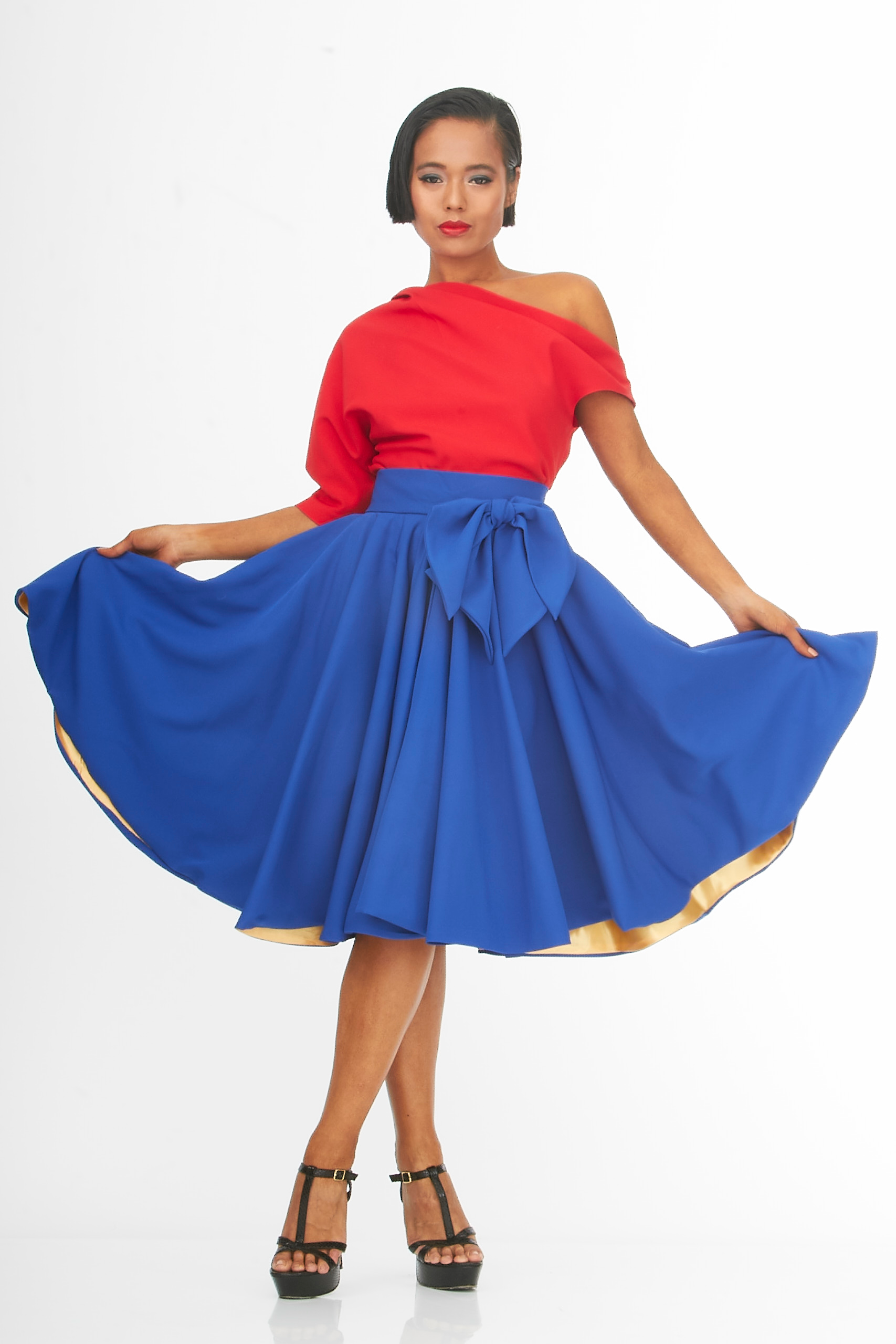 Main Couture blue diva skirt